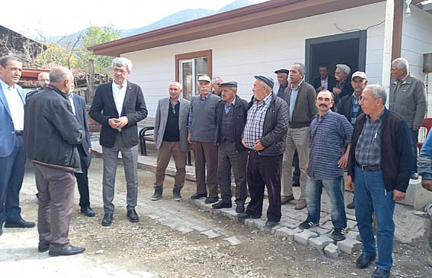-Köylere yapımı tamamlanan köy konaklarının açılışı Belediye başkanı Tuncer Kaplan’, tarafından yapıldı: