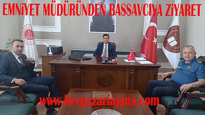 Yeni Emniyet Müdürü Yusuf Aydın’dan Başsavcıya ziyaret: