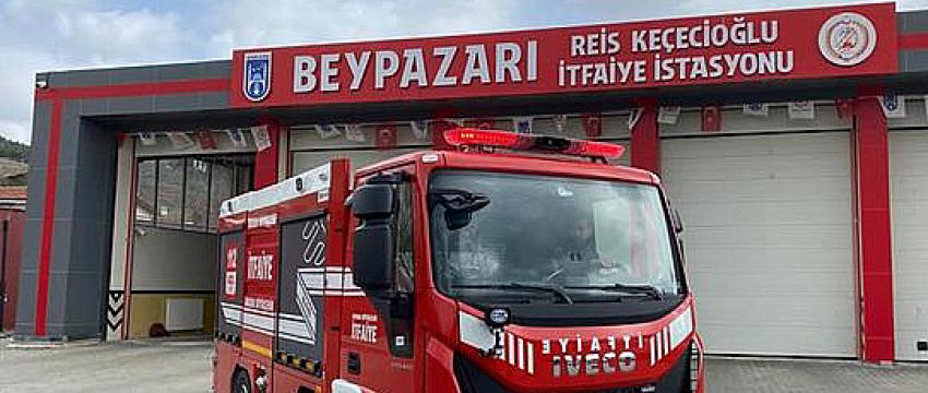 Ankara Büyükşehir belediyesinden Beypazarı İtfaiye Amirliğine İtfaiye aracı takviyesi