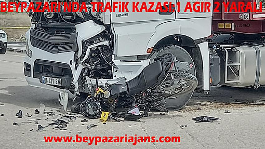 Beypazarı İlçesinde Trafik Kazası: 1 ağır olmak üzere iki yaralı
