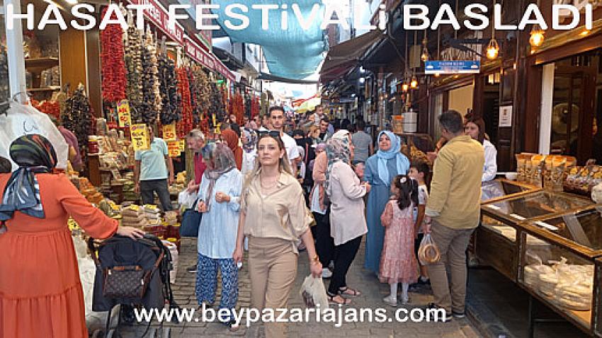 Başkentin Tarihi ve Turistik İlçesi Beypazarı’nda “Hasat festivali” başladı.