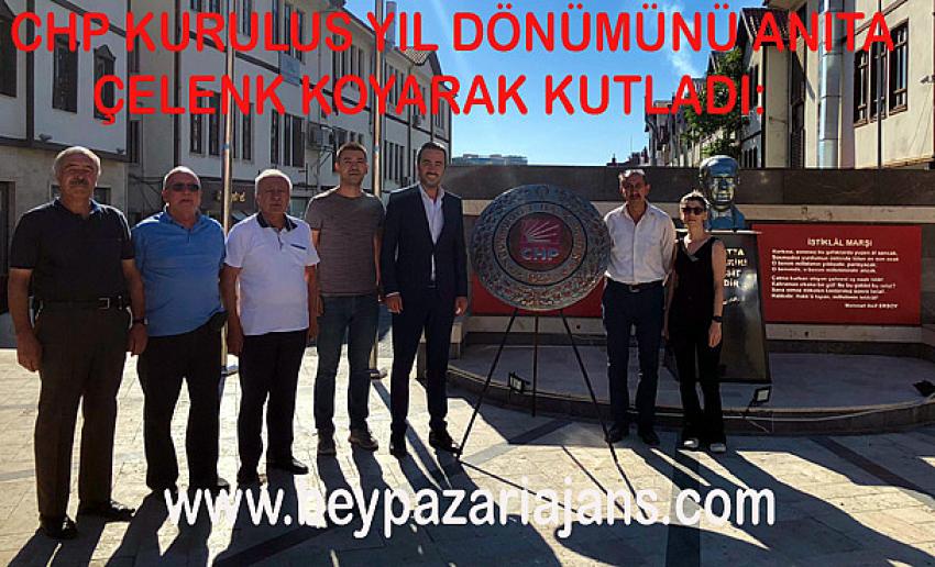 CHP Kuruluş Yıldönümünü Atatürk Anıtına çelenk koyarak kutladı: