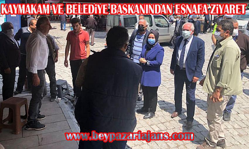 Güdül belediye başkanı Muzaffer Yalçın: “Kaymakam hanımla esnafa ziyarette bulunduk”