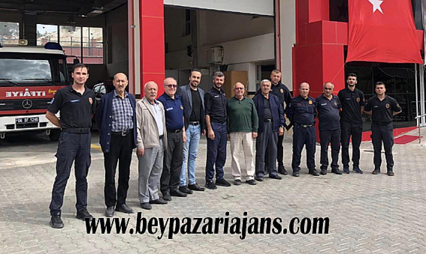 CHP Beypazarı İlçe Başkanı Hasan Kostak: “İtfaiye haftasında İtfaiyecileri ziyaret ettik”