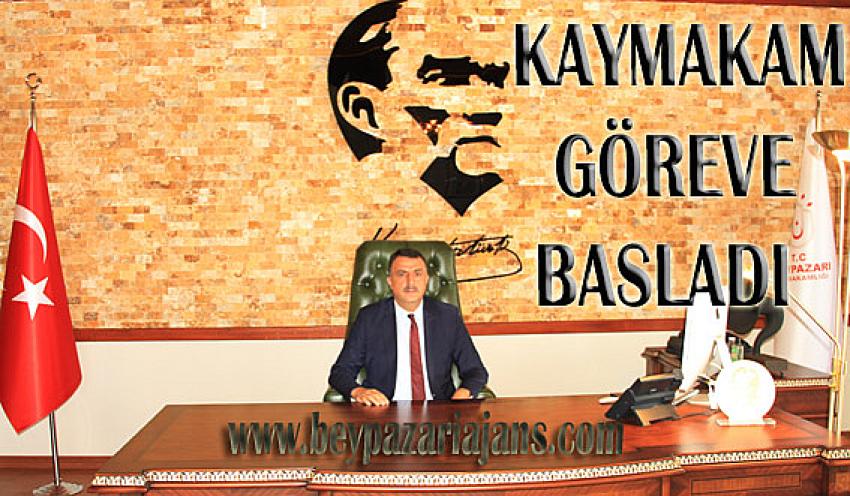 YENİ KAYMAKAM OKTAY ERDOĞAN GÖREVE BASLADI