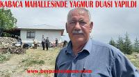 Beypazarı İlçesinde yağmur duaları