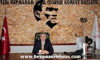 Beypazarı'nın yeni kaymakamı Ünal Coşkun, göreve başladı.