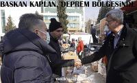 Beypazarı belediye başkanı Tuncer Kaplan, deprem bölgesinde:
