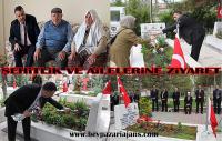Beypazarı’nda şehitlik ziyaret edildi.