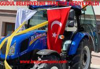 Güdül belediyesine Bakanlık tarafından Traktör hediye edildi.
