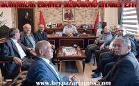 Merkez mahalle Muhtarlarından Emniyet Müdürü Metin Demirci'ye ziyaret: